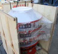 甘肅白銀防爆塑料振動(dòng)篩已發(fā)貨，請朱經(jīng)理注意查收！